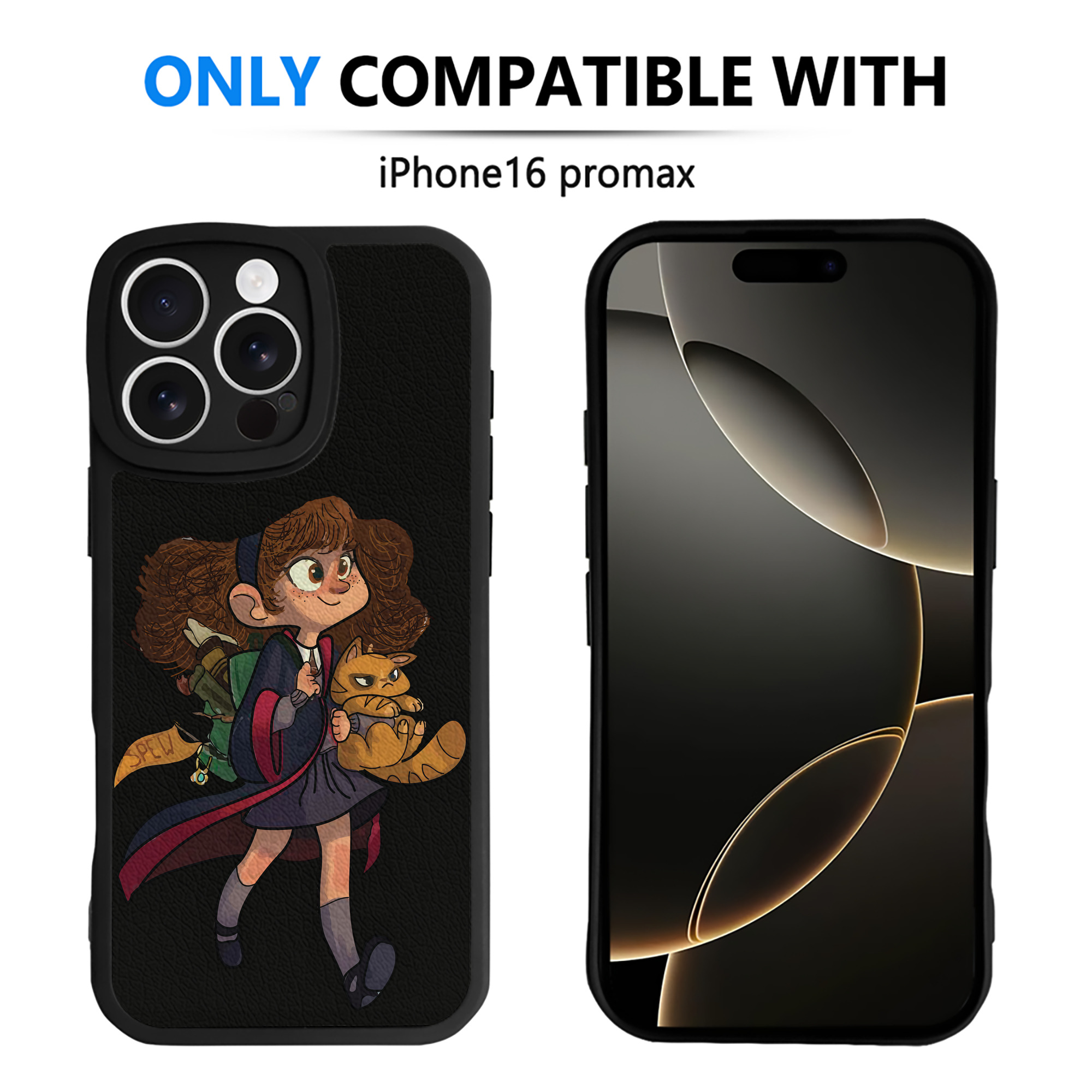 （画像用） Harry Potter ハリー・ポッターシリーズ 【iPhone 16シリーズ対応】シリコンスマホケース（レザー調） 材質：シリコン